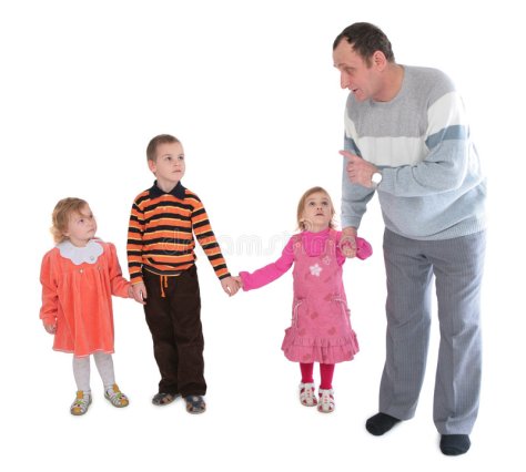 man-talking-to-three-kids-5224485